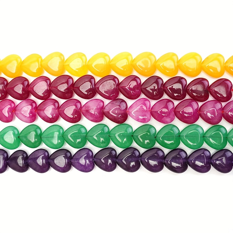 High-Quality Natural Stone Decorative Beads, 15mm